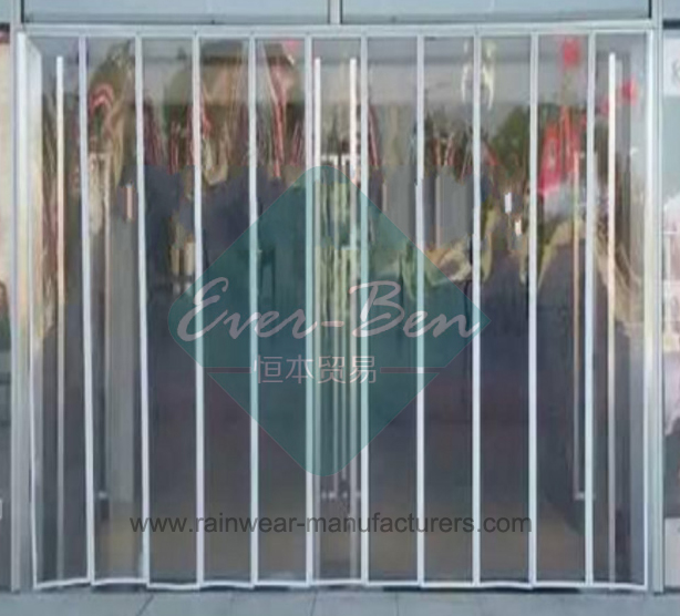 Magnetic plastic curtain wall Manufacturers clear vinyl door curtain suppliers